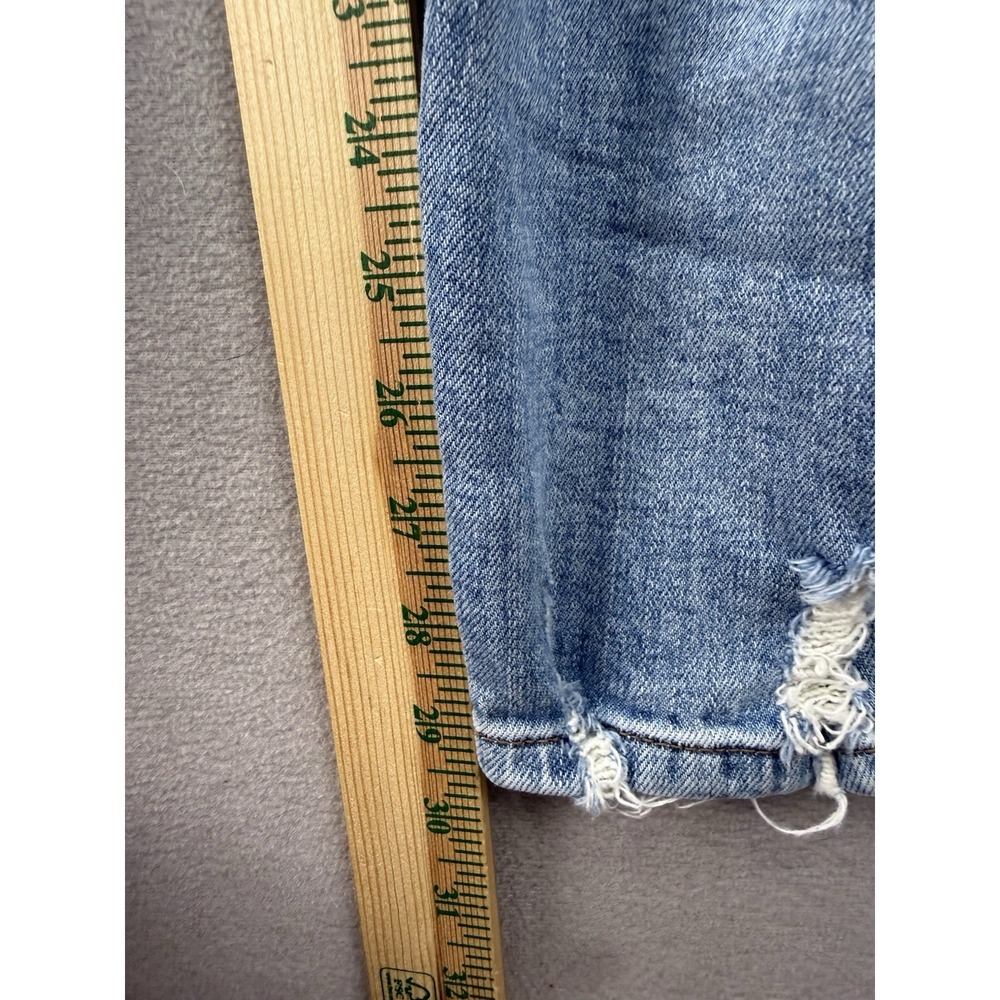 KUT From The Kloth Christine High Rise Straight Leg Distressed Jeans Womens Sz 8 - Picture 6 of 10